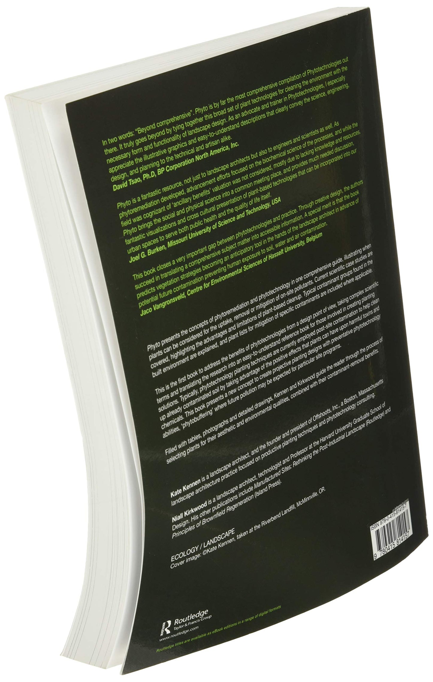 Phyto: Principles and Resources for Site Remediation and Landscape Design