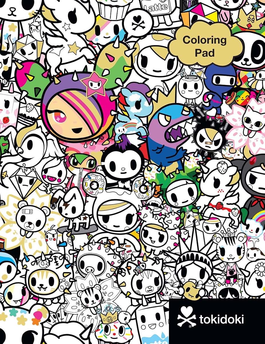 Tokidoki Coloring Pad