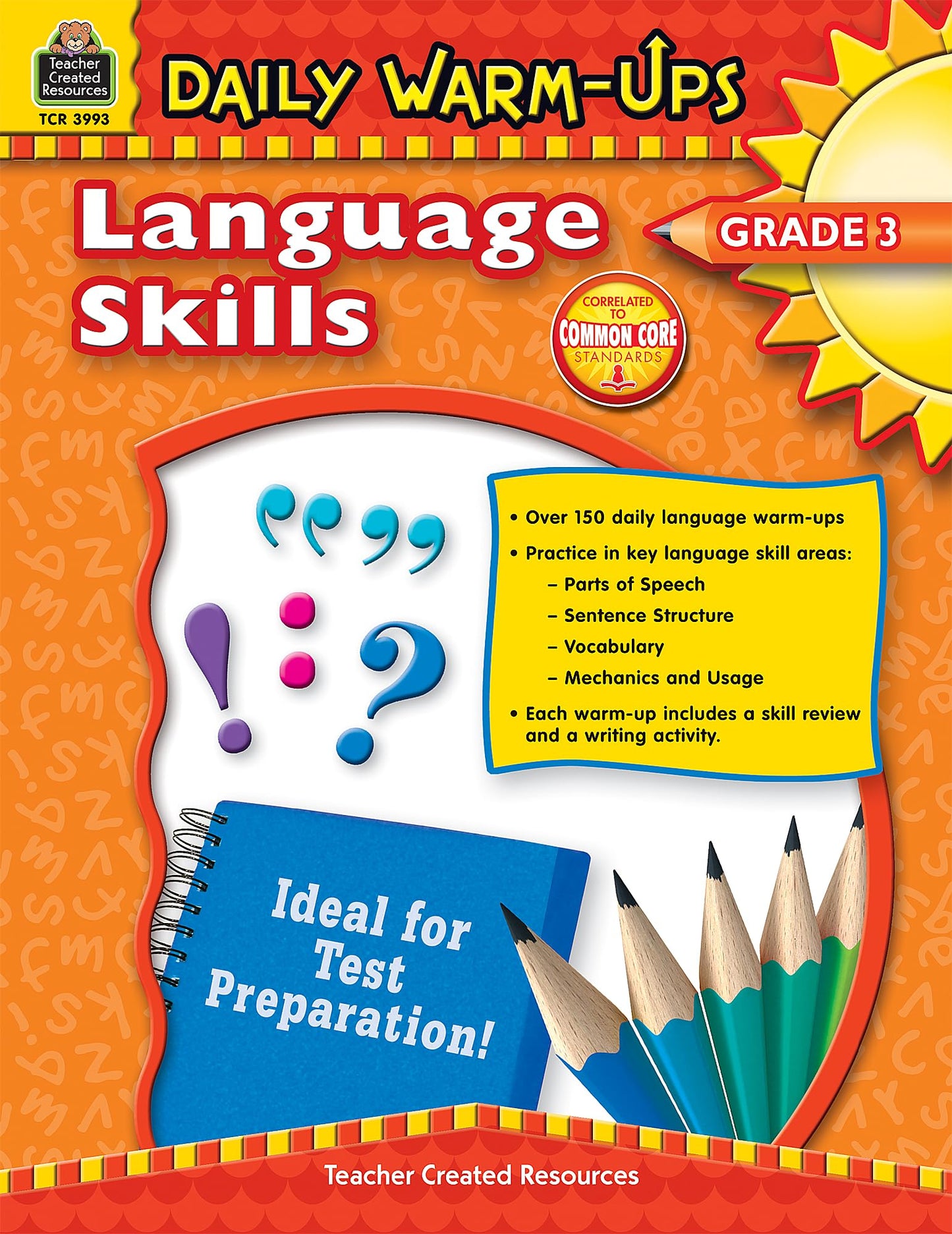 Daily Warm-Ups: Language Skills Grade 3: Language Skills Grade 3