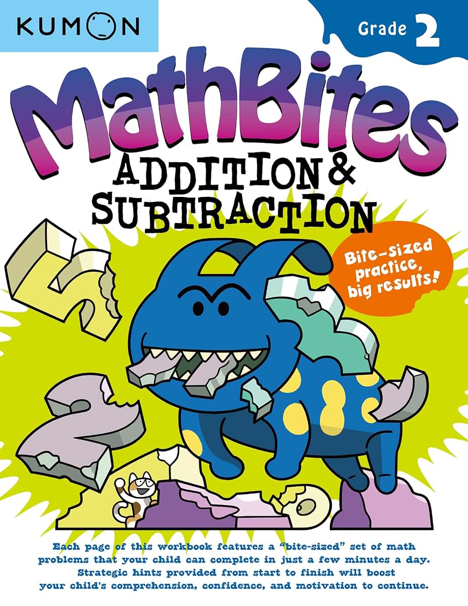 Kumon MathBites: Grade 2 Addition & Subtraction-Bite-Sized Practice, Big Results!