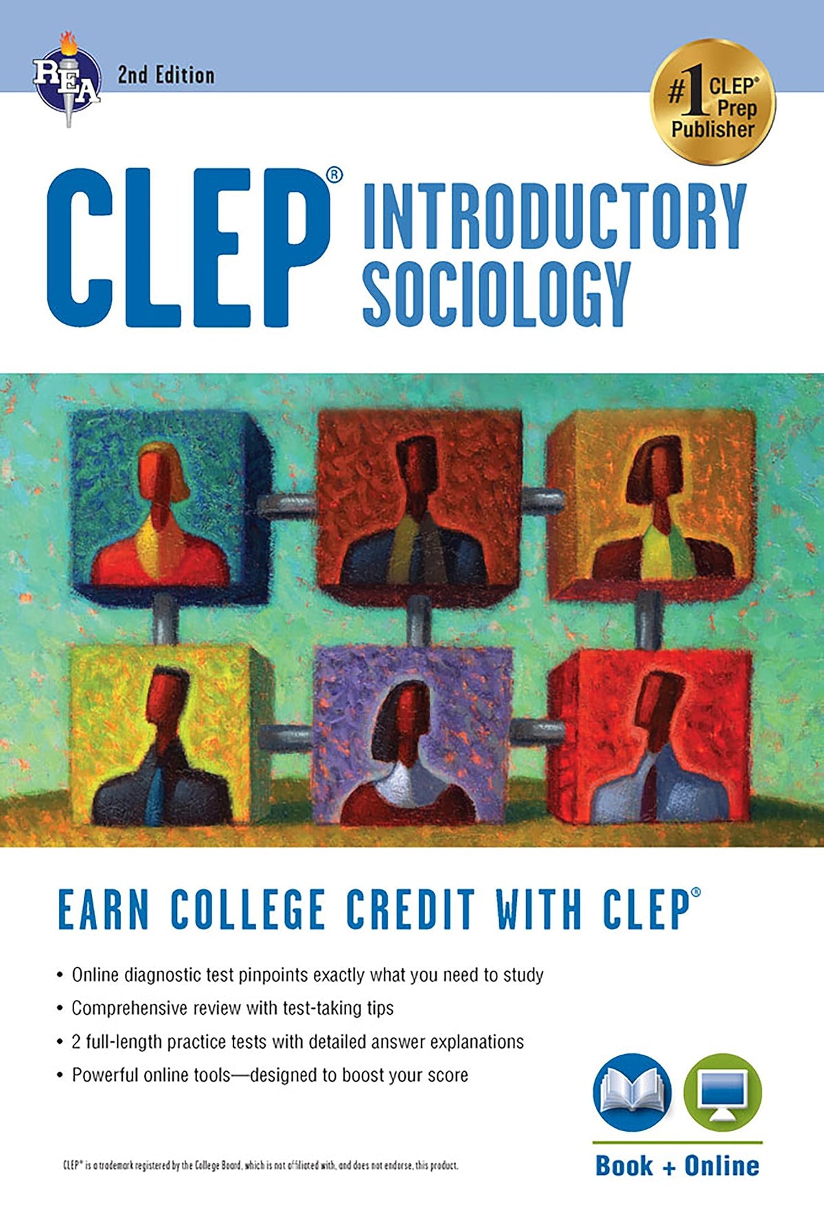 CLEP Introductory Sociology Book + Online (CLEP Test Preparation)