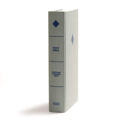 CSB Reader's Bible, Gray Cloth Over Board, Black Letter, Single-Column, Reader's Format, Slip Case, Easy-to-Read Bible Serif Type