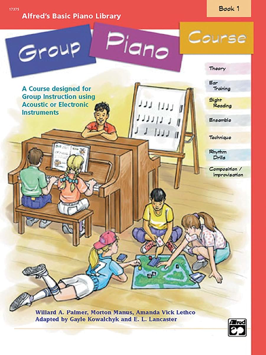 Alfred's Basic Group Piano Course, Bk 1: A Course Designed for Group Instruction Using Acoustic or Electronic Instruments (Alfred's Basic Piano Library, Bk 1)