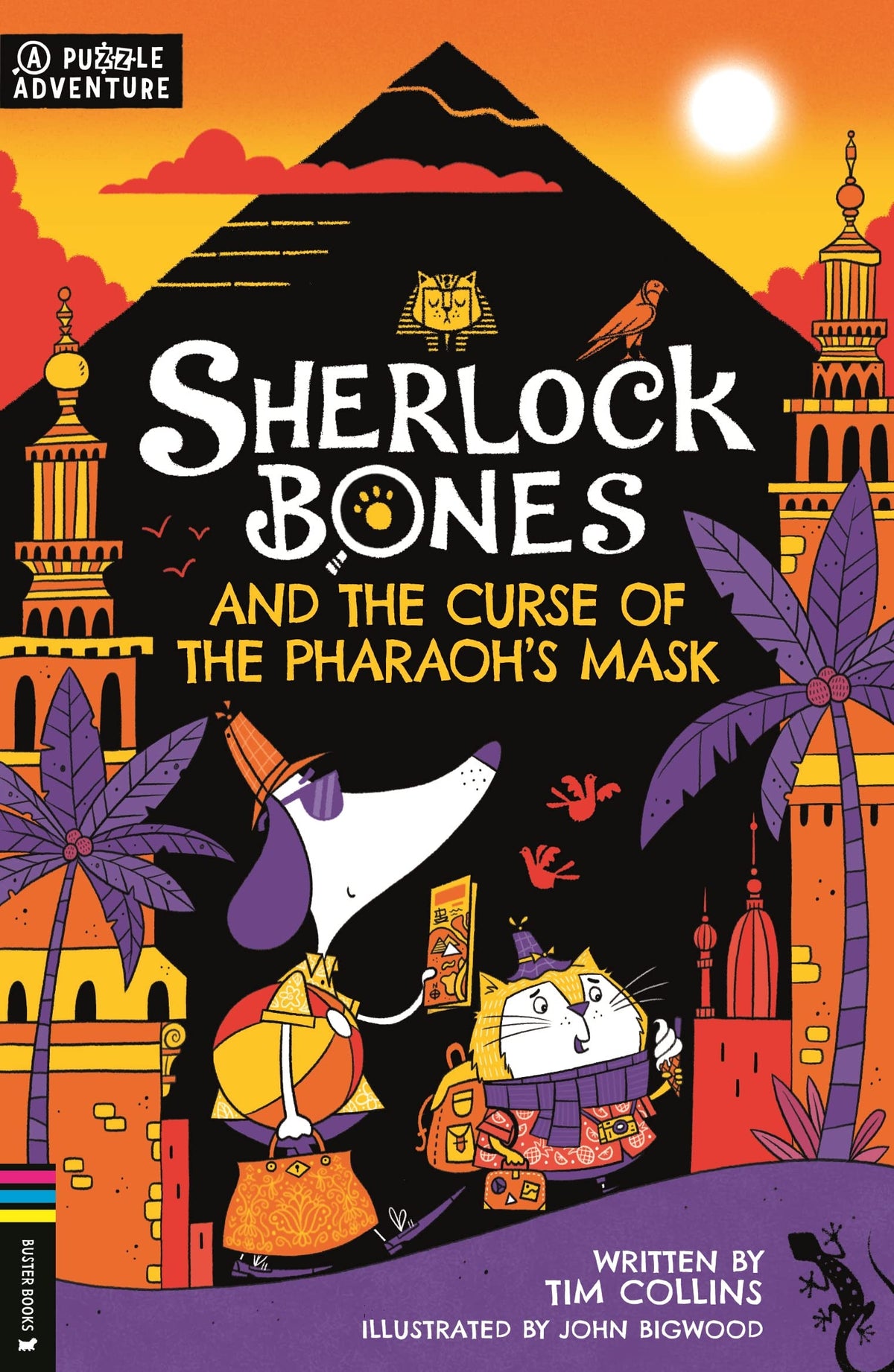 Sherlock Bones and the Curse of the Pharaohs Mask: A Puzzle Adventure (2) (Adventures of Sherlock Bones)