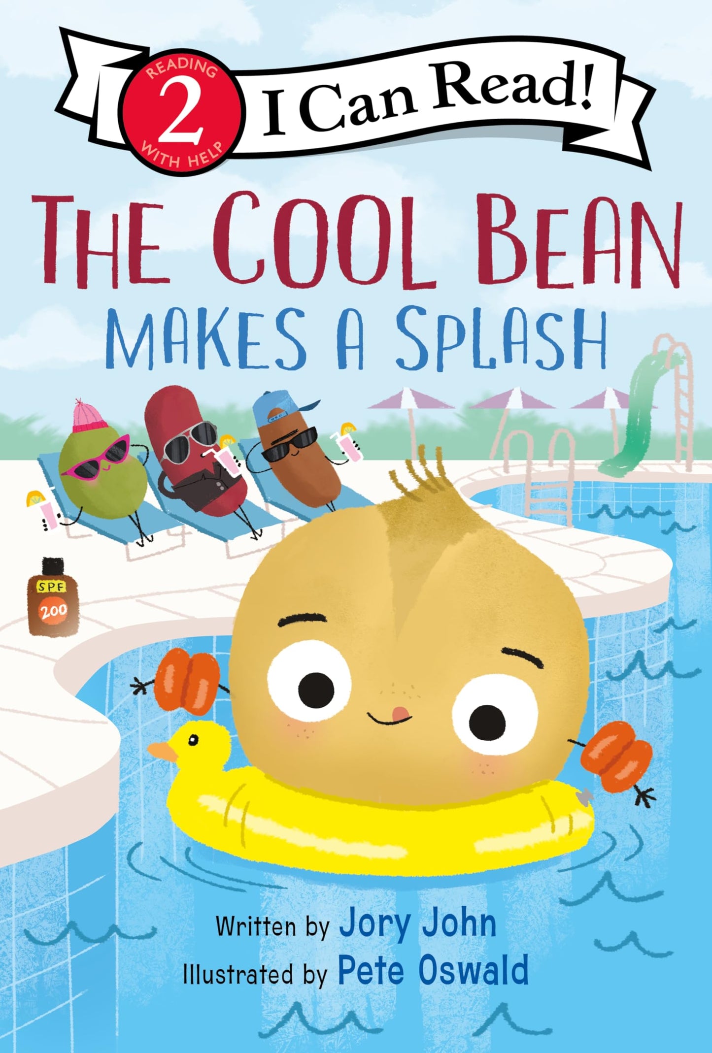 The Cool Bean Makes a Splash: A Funny Story About Bravery and New Challenges for Children (Ages 4-8) (I Can Read Level 2)