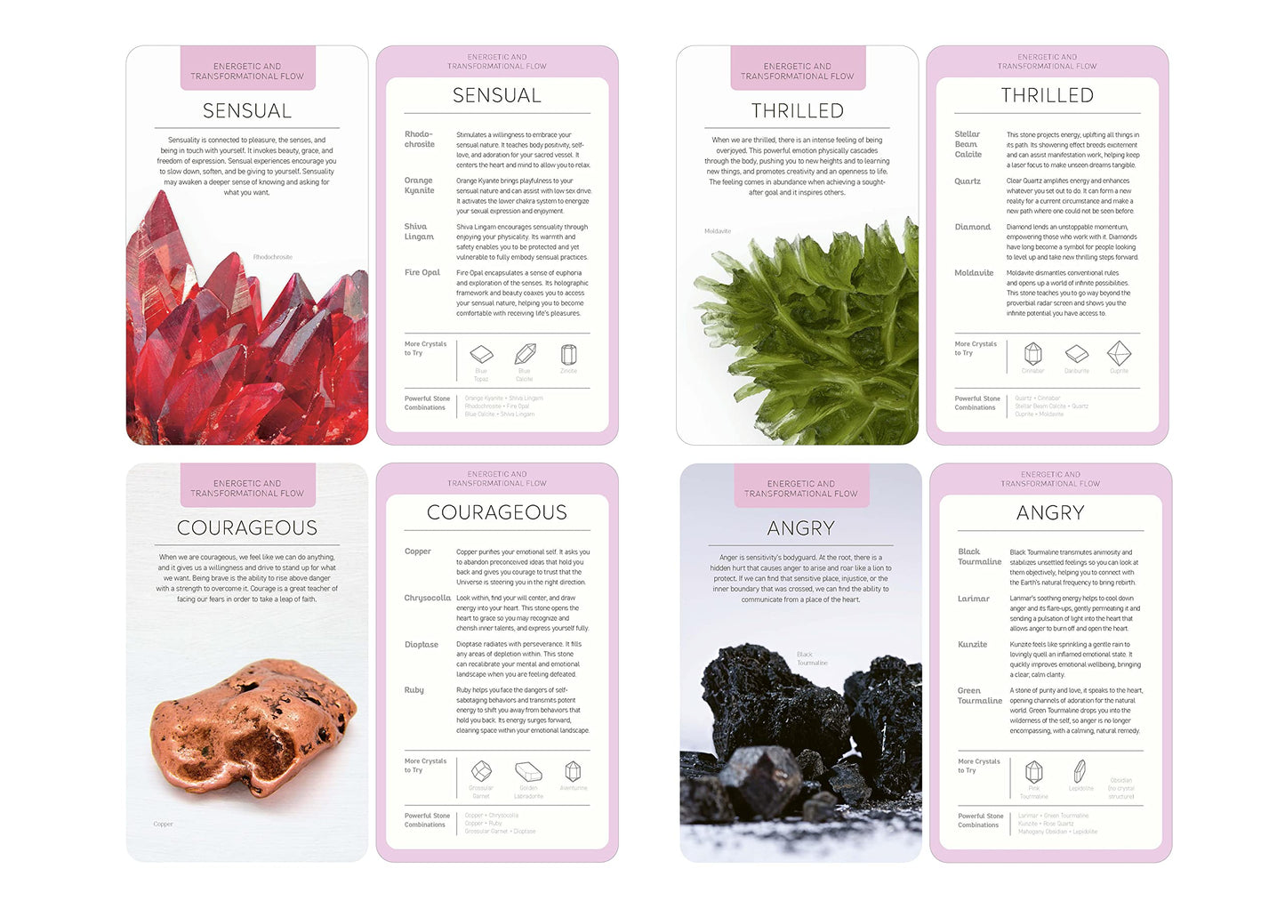 Mood Crystals Card Deck: Find the right crystal for every emotion in 50 cards
