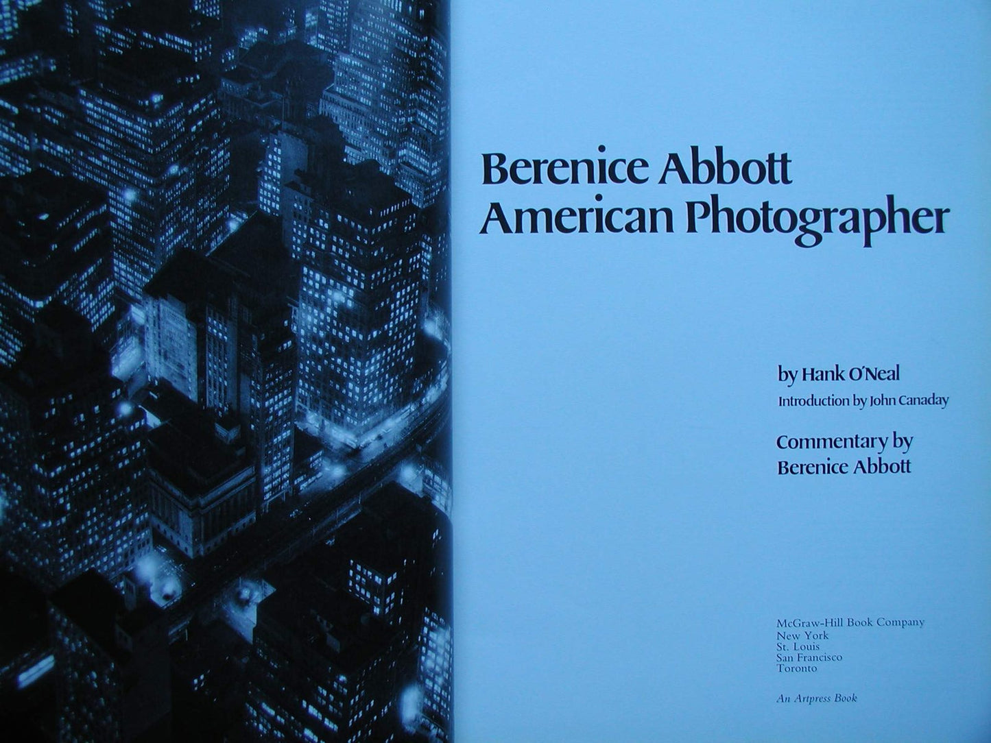 Berenice Abbott: American Photographer by O'Neal, Hank