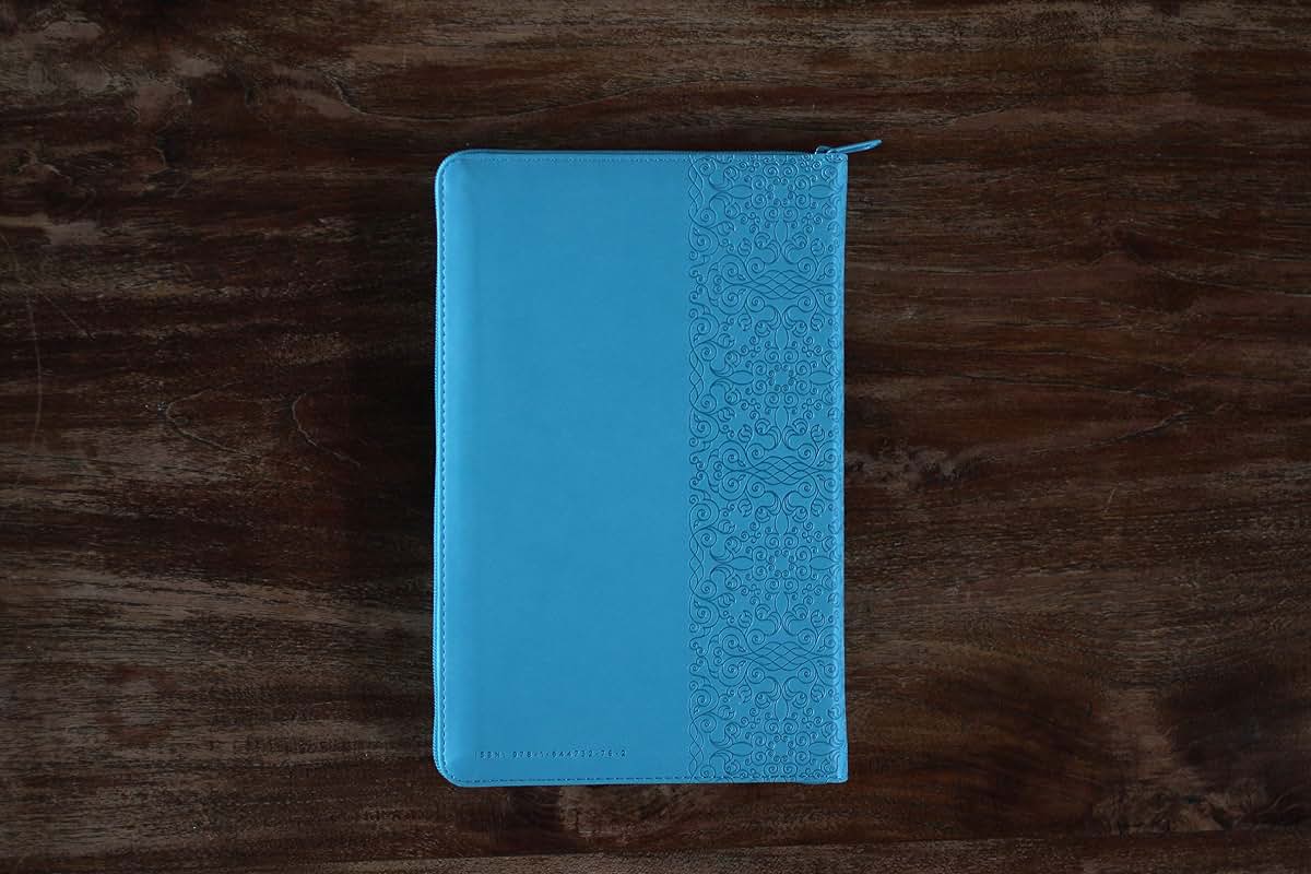 Biblia Reina Valera 1960 letra grande. Smil piel aguamarina,