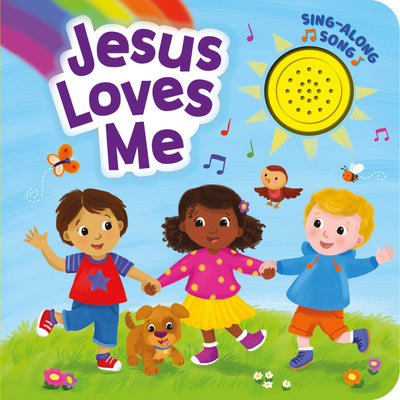 Jesus Loves Me and Other Bible Songs - Sing Along to the Song - Perfect for Infants and Toddlers, Ages 1 and Up - 1-Button Board Book with Sound