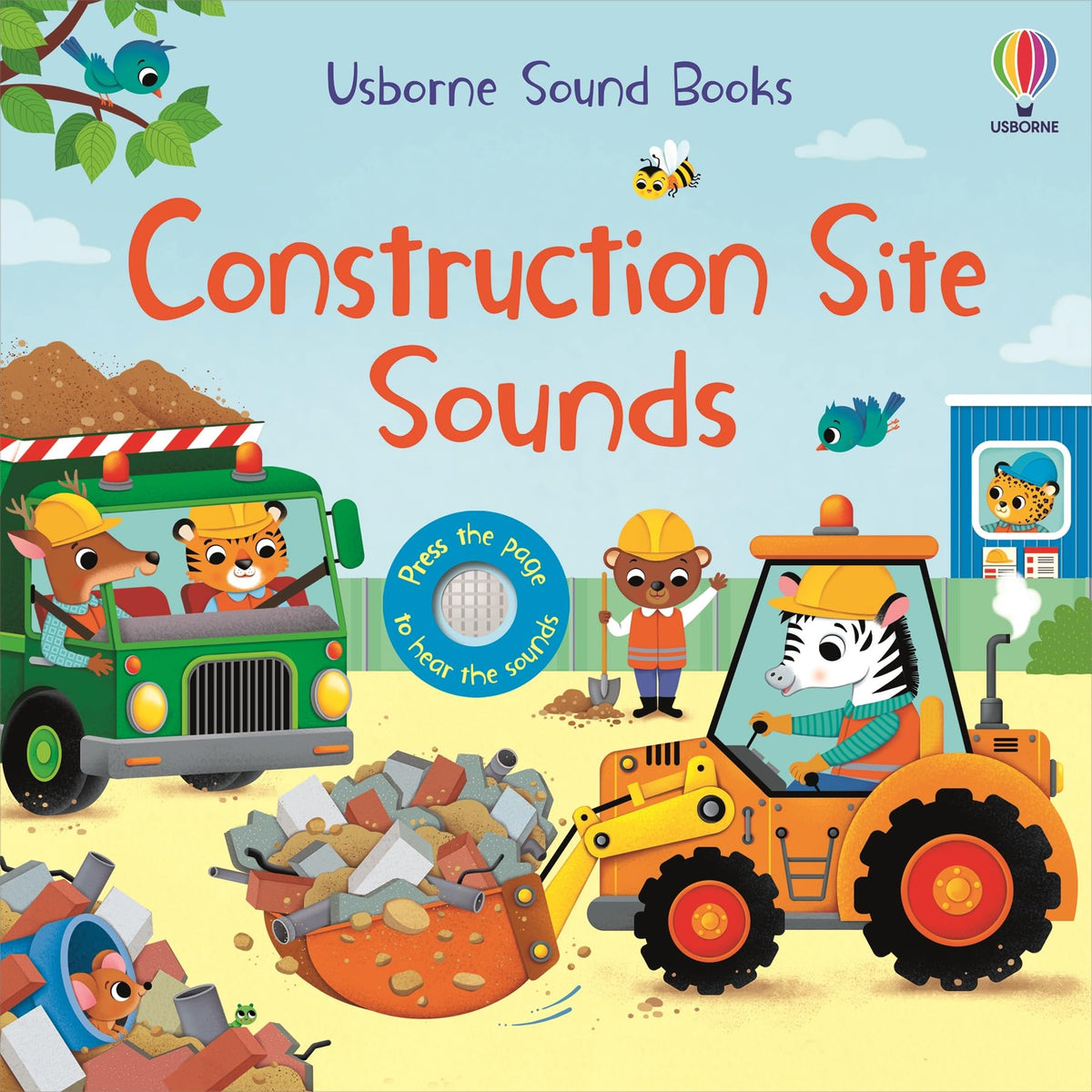 Construction Site Sounds: An Interactive Sound Book About Busy Builders and Their Vehicles