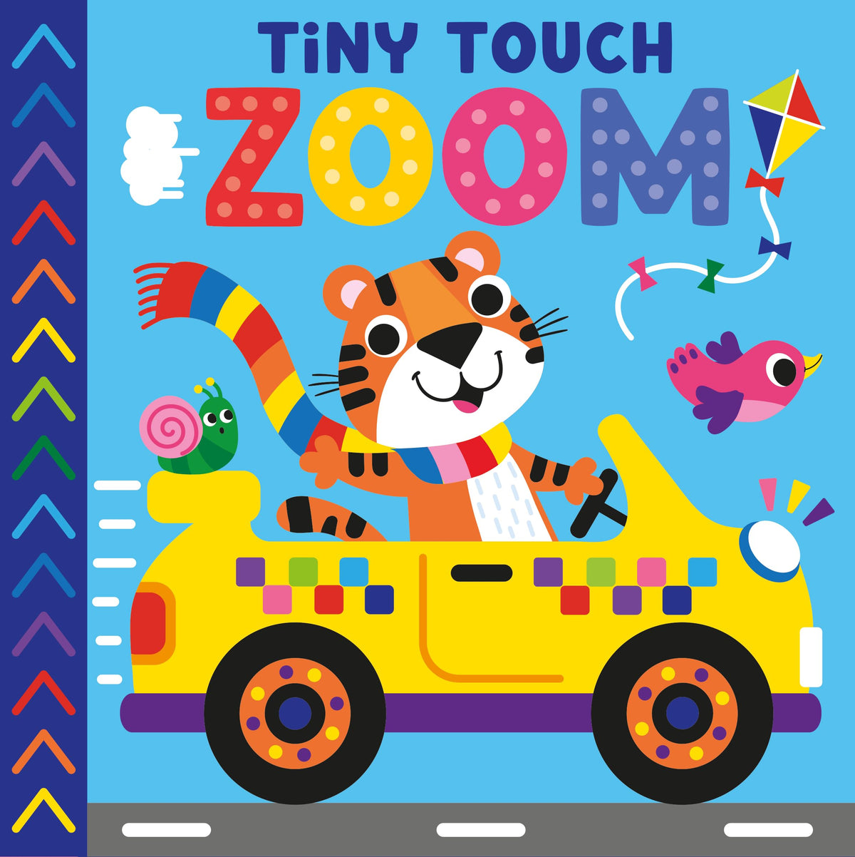 Tiny Touch: Zoom - Tiny Touches for Tiny Hands - A First Sensory Board Book for Toddlers, Ages 6+ Months - A Fun Book About Vehicles That Encourages Sensory Development