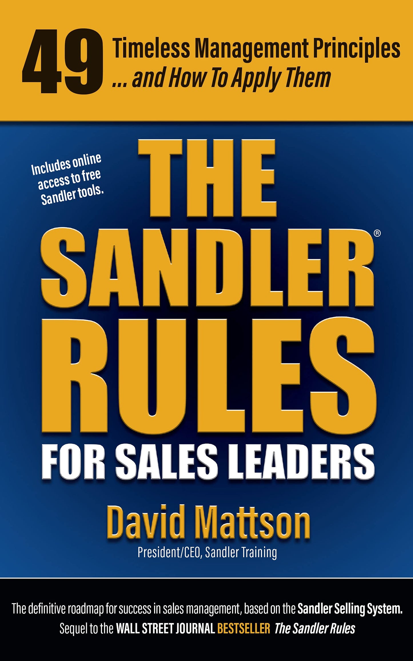 The Sandler Rules for Sales Leaders