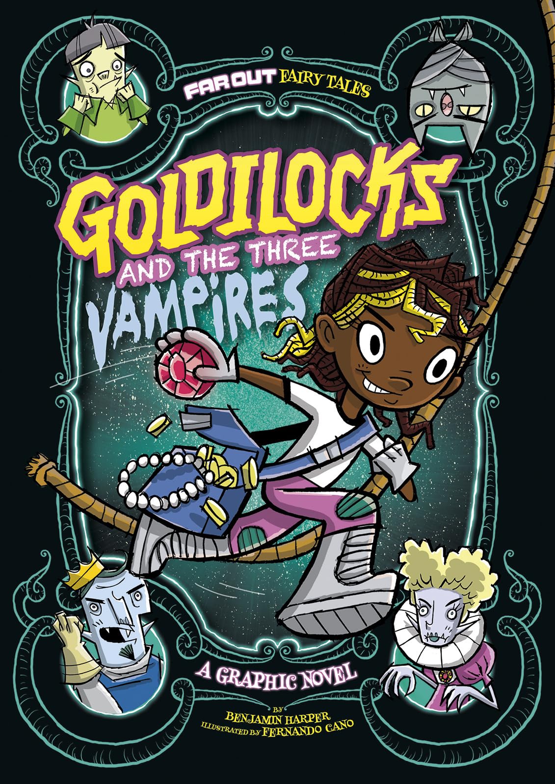 Goldilocks and the Three Vampires: A Graphic Novel (Far Out Fairy Tales)