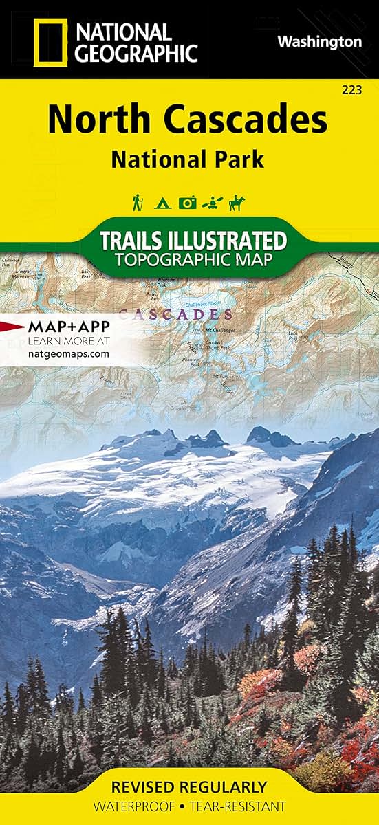North Cascades National Park Map (National Geographic Trails Illustrated Map, 223)