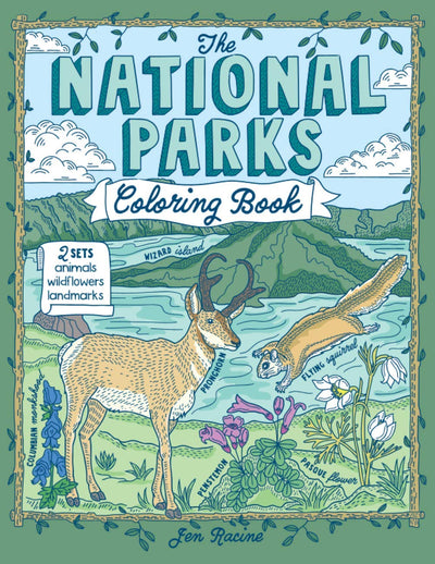 The National Parks Coloring Book (Explore the World Geography Coloring Books)