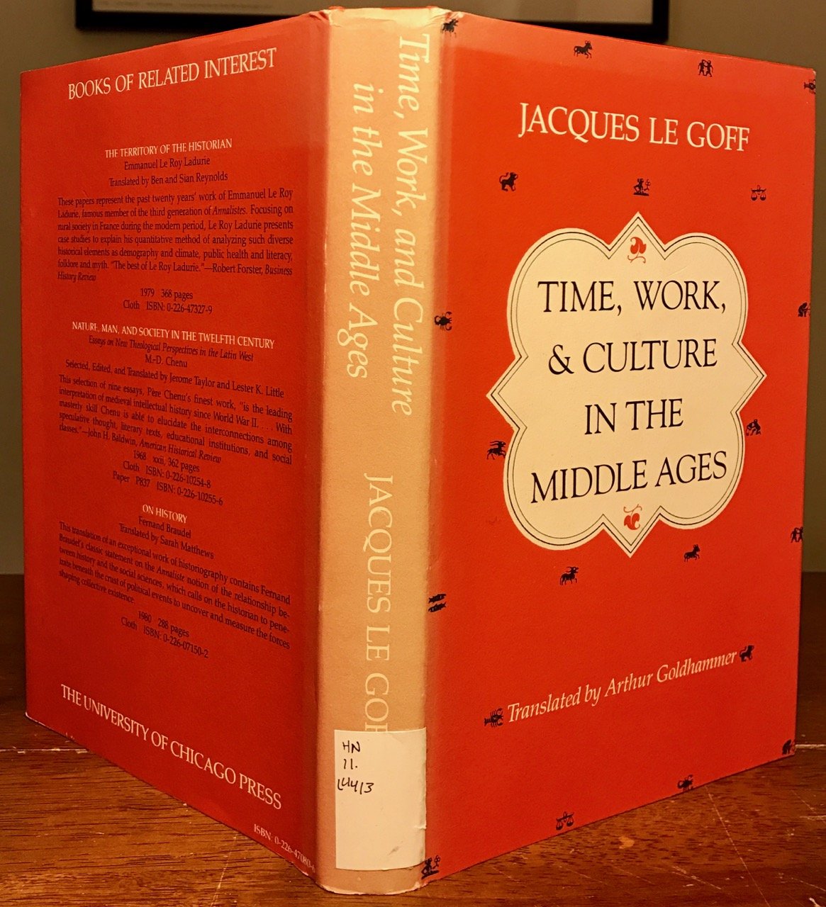 Time, work & culture in the Middle Ages by Jacques Le Goff