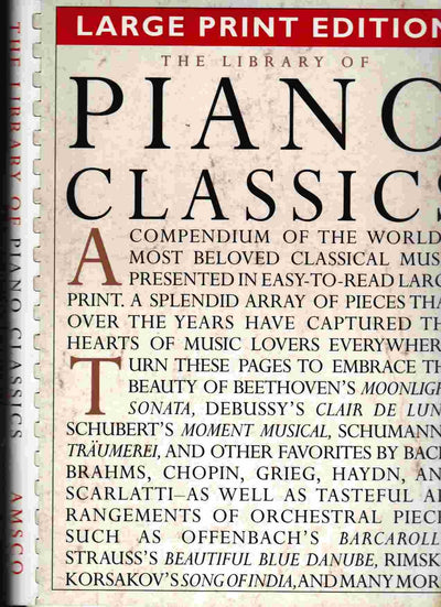The Library of Piano Classics - Large Print Edition