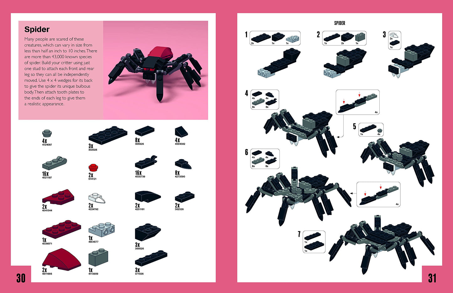 Brick Pets: 30 Builds: An unofficial guide to making cute critters from classic LEGO (Brick Builds Books)