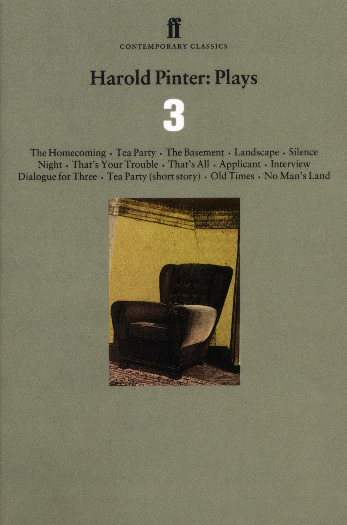 Harold Pinter: Plays Three
