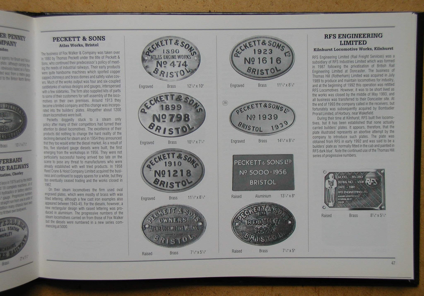 British Locomotive Builders' Plates: A Pictorial Guide