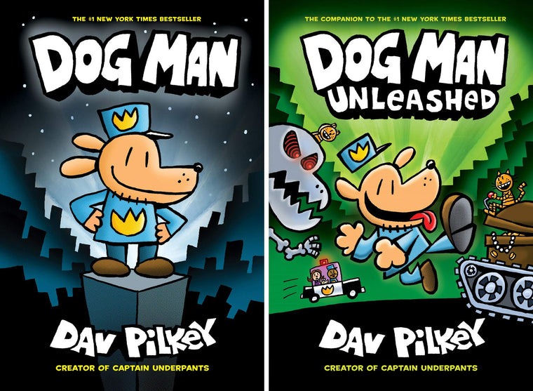 Dog Man Books Series Set 1-10 — back cover