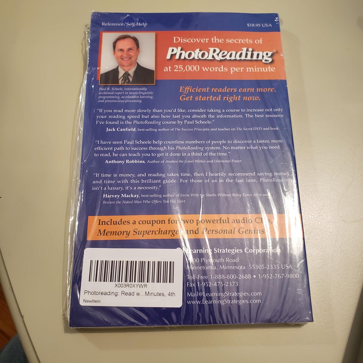Photoreading: Read with Greater Speed, Comprehension, and Enjoyment to Absorb Complete Books in Minutes, 4th Edition