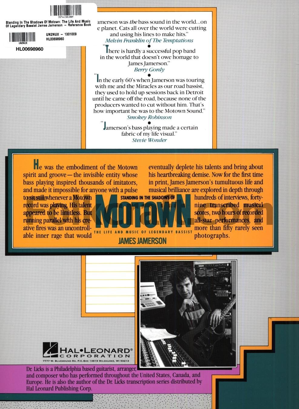 Standing in the Shadows of Motown: The James Jamerson Bass M (New)