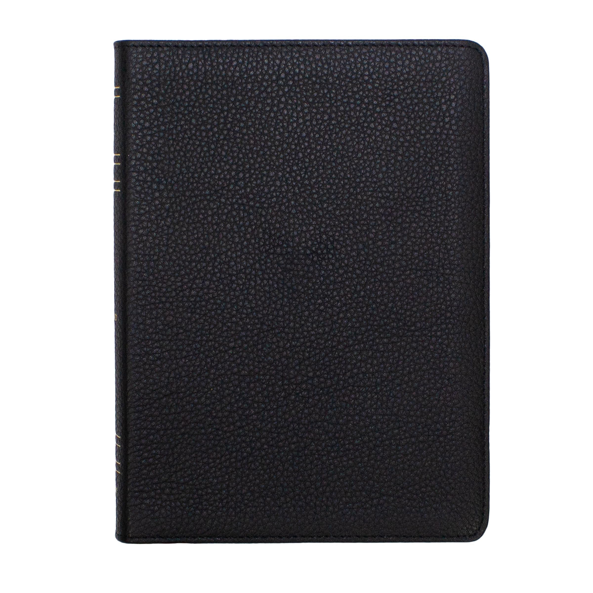 LSB Holy Bible, Portable Size, Black Premium Genuine Leather (Cowhide): Legacy Standard Bible in a 2-Column Paragraph, Red Letter Format with 2 Ribbon Markers and Gold Gilded Page Edges