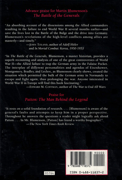 The Battle of the Generals: The Untold Story of the Falaise Pocket-The Campaign That Should Have Won World War II