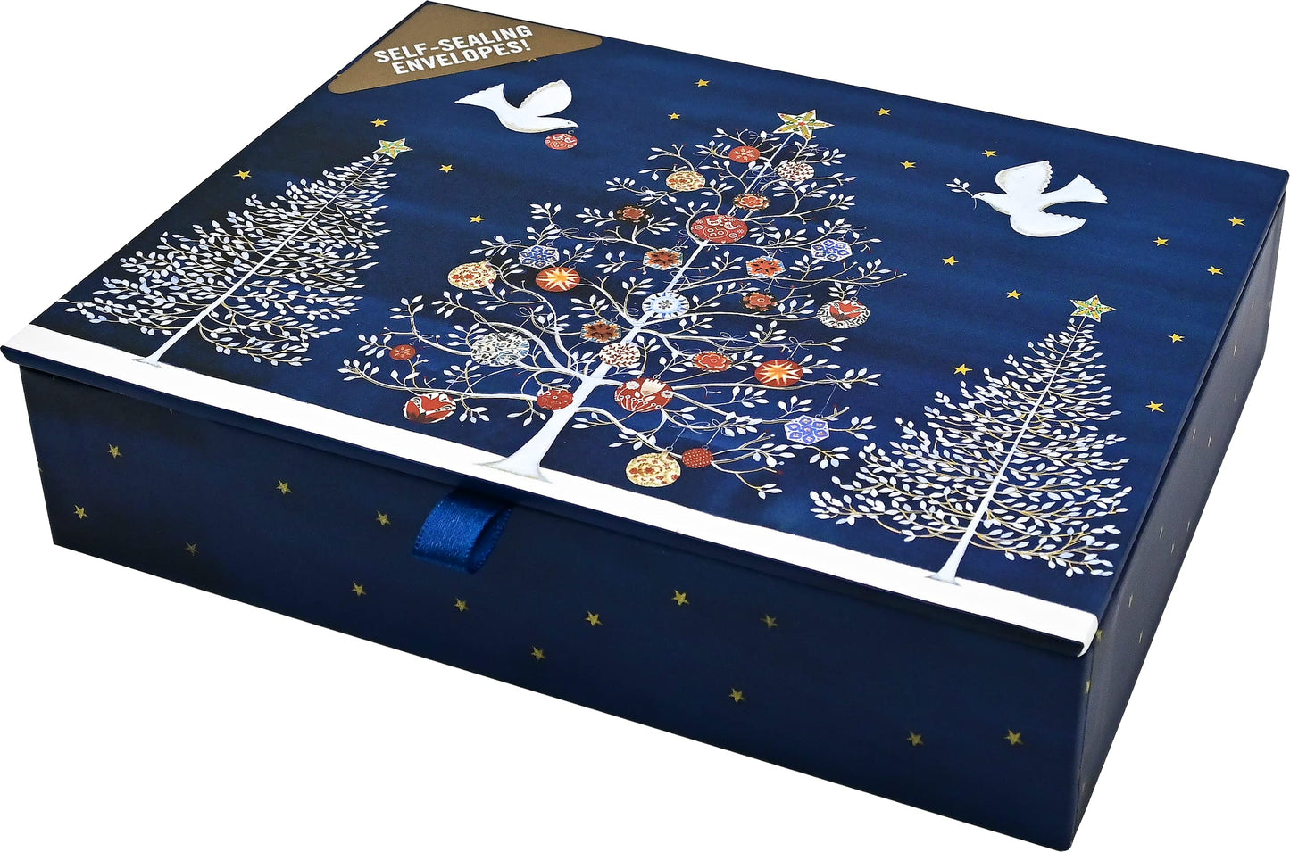 Doves of the Season Deluxe Boxed Holiday Cards (20 cards, 21 self-sealing envelopes)