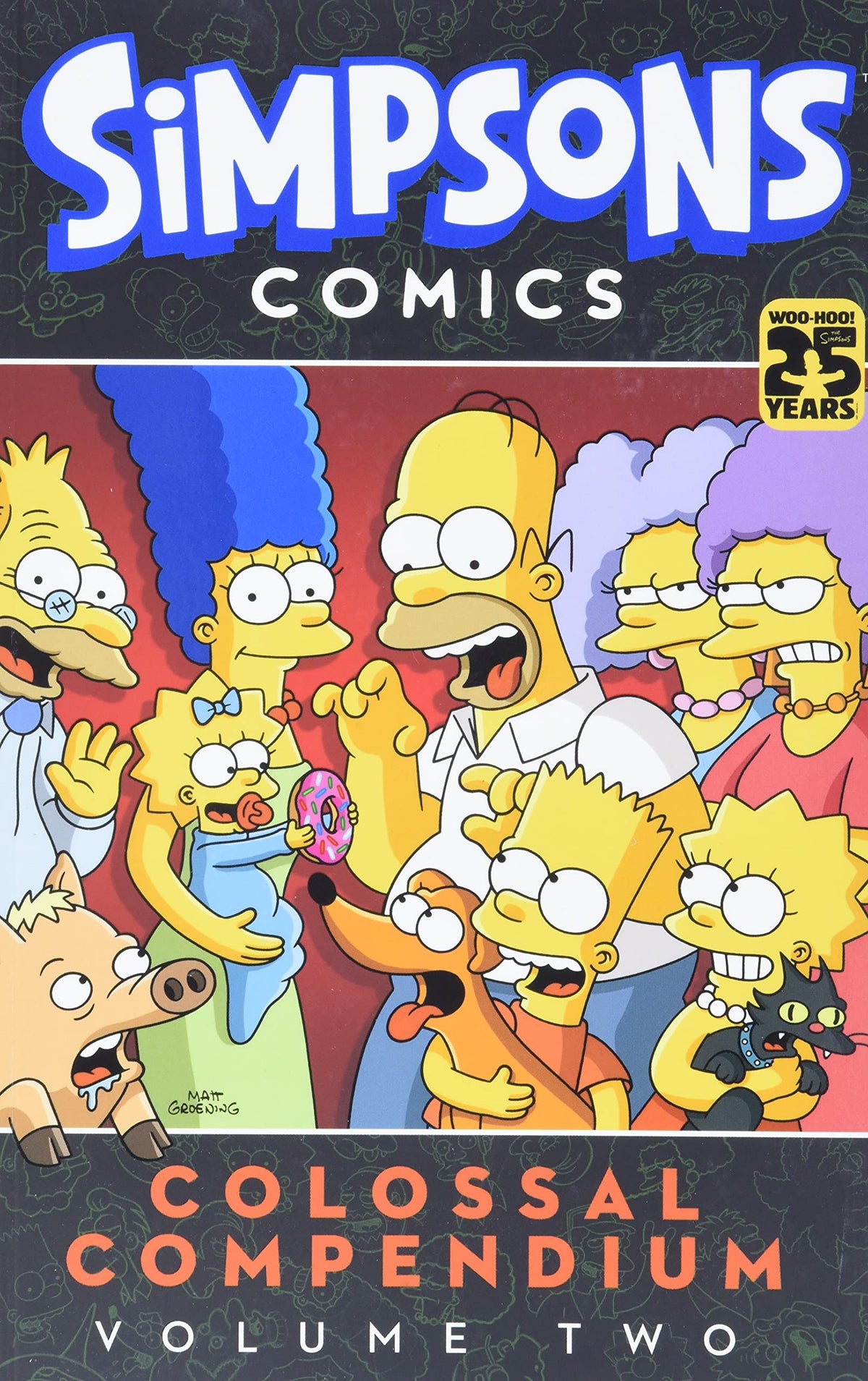 Simpsons Comics Colossal Compendium Volume 2: Classic Stories from Springfield with Collectible Moe's Tavern Paper Craft