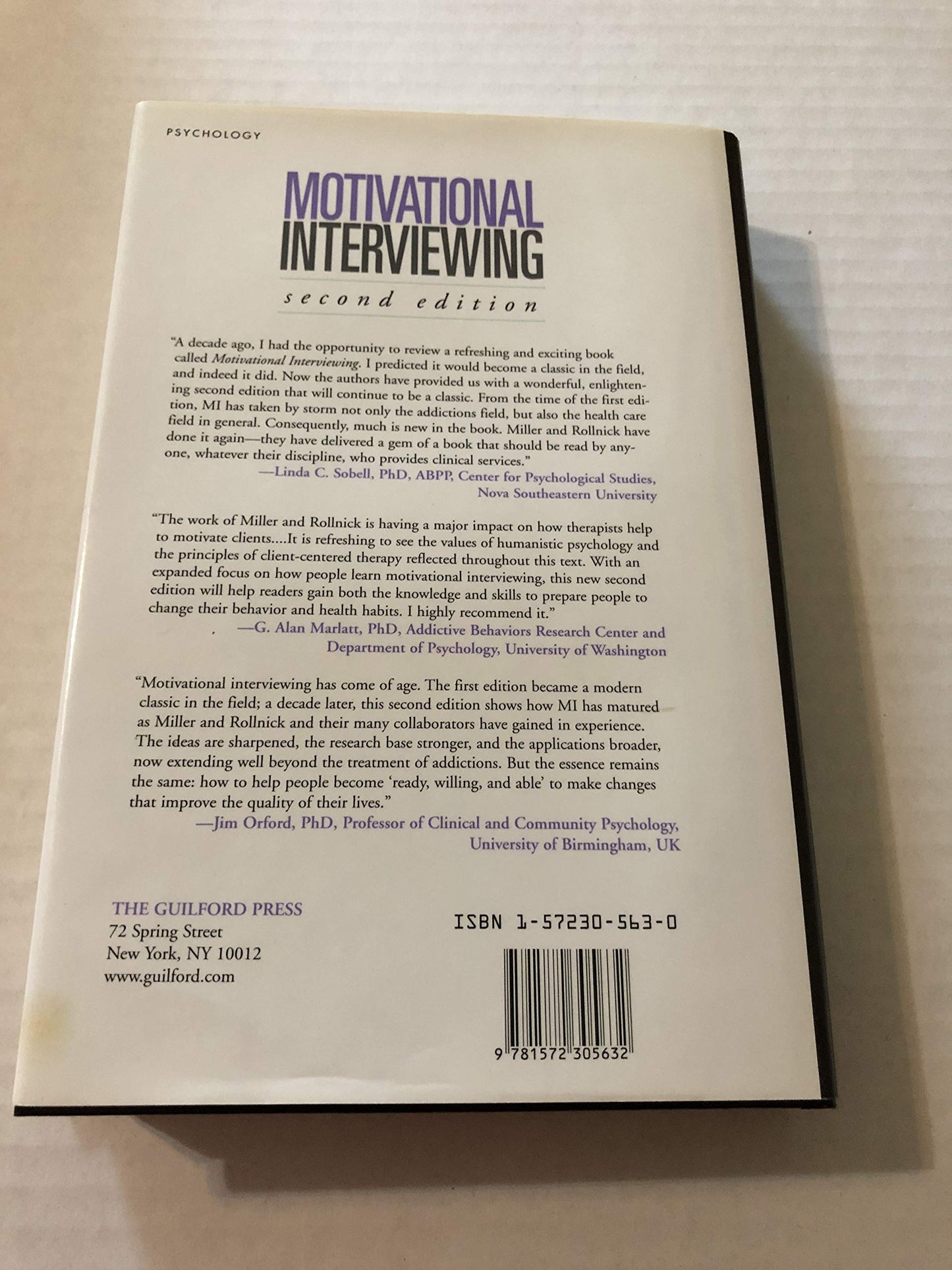 Motivational Interviewing: Preparing People for Change, 2nd Edition