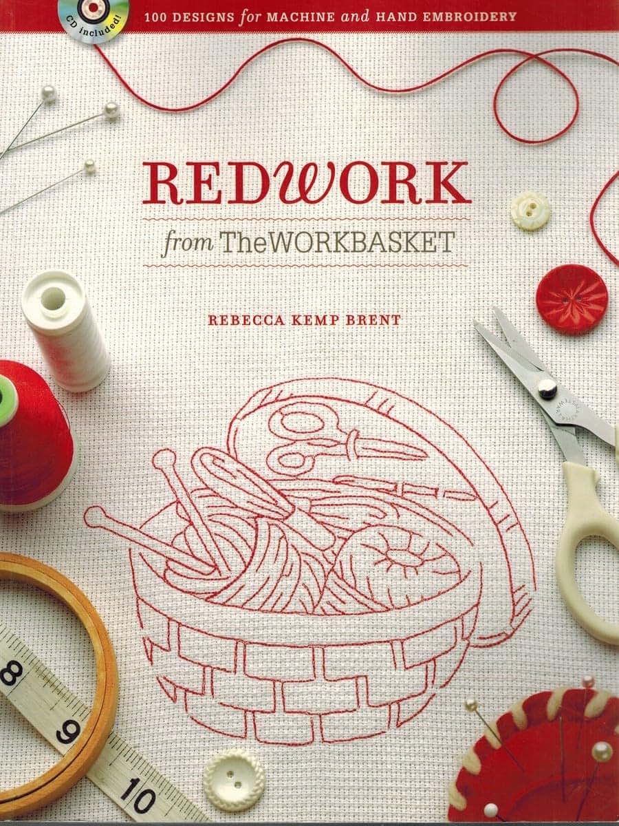 Redwork from The WORKBASKET: 100 Designs for Machine and Hand Embroidery