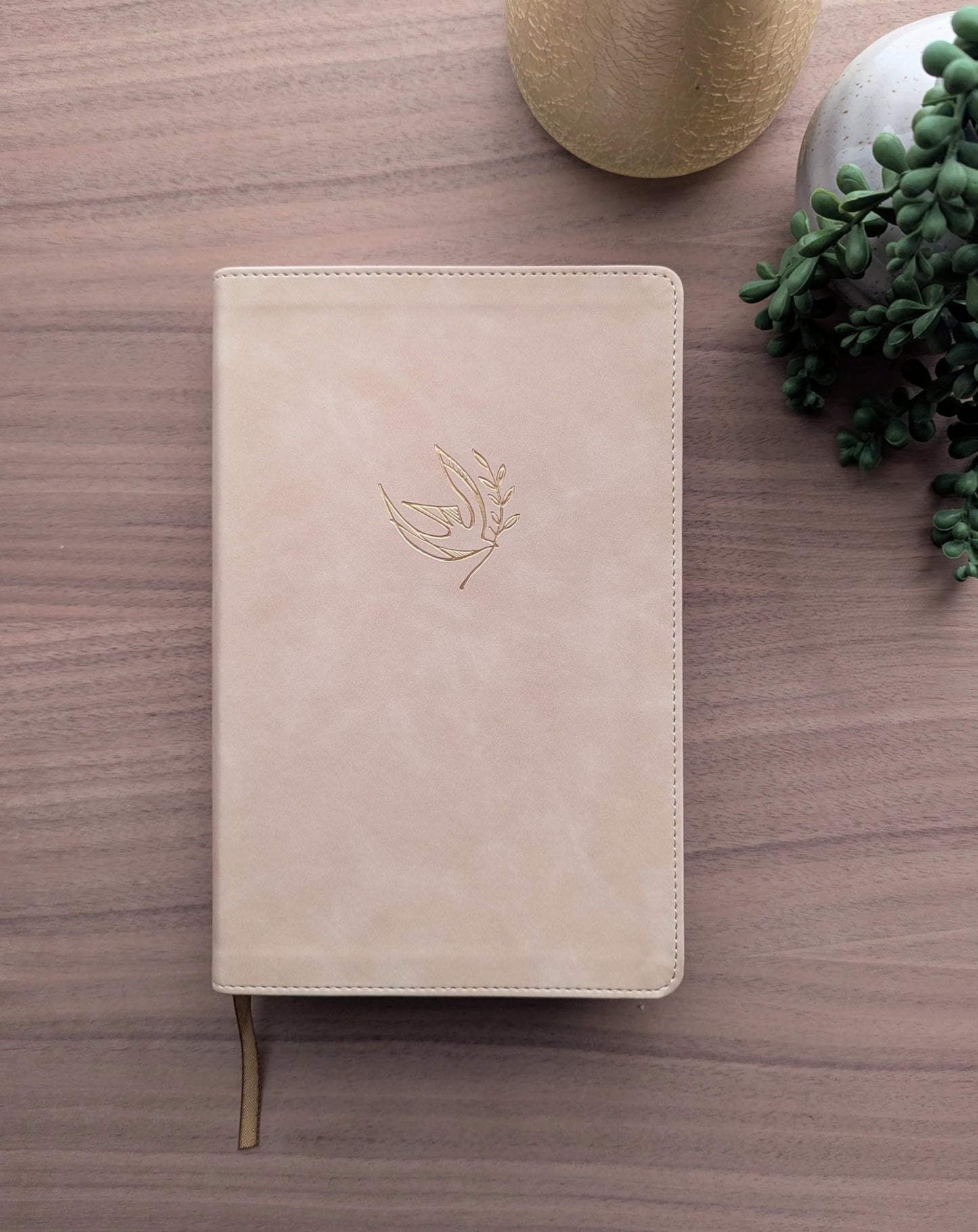The Message Devotional Bible (Leather-Look, Driftwood Dove): Featuring Notes and Reflections from Eugene H. Peterson