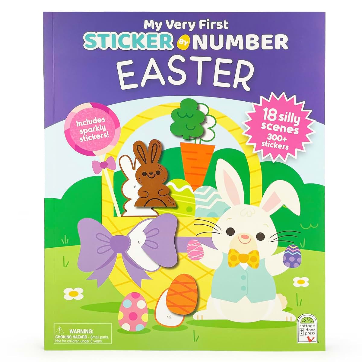 My Very First Sticker by Number Easter - Sticker Activity Book for Kids with Pull-Out Perforated Pages and 300+ Stickers