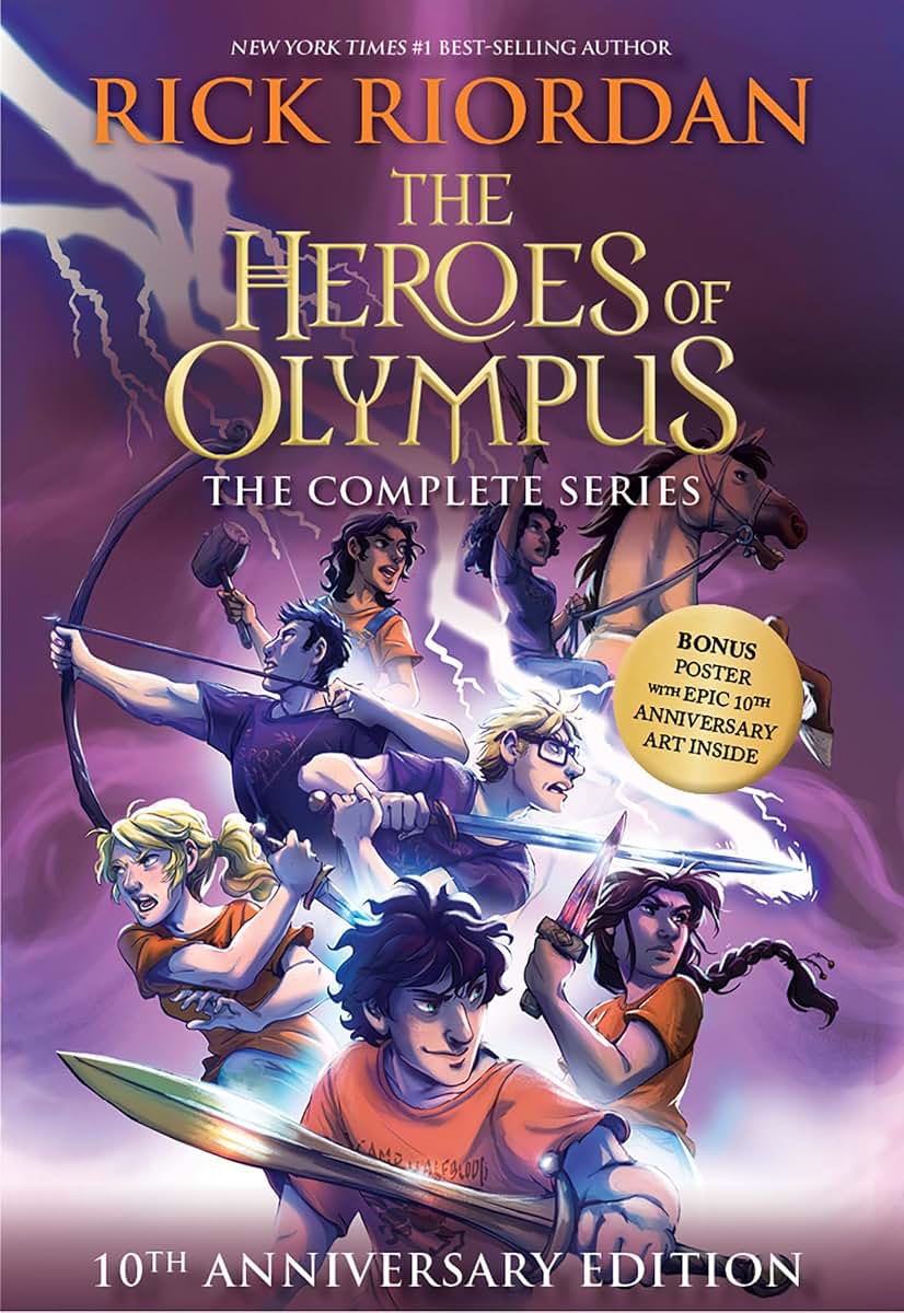 Heroes of Olympus Paperback Boxed Set, The-10th Anniversary