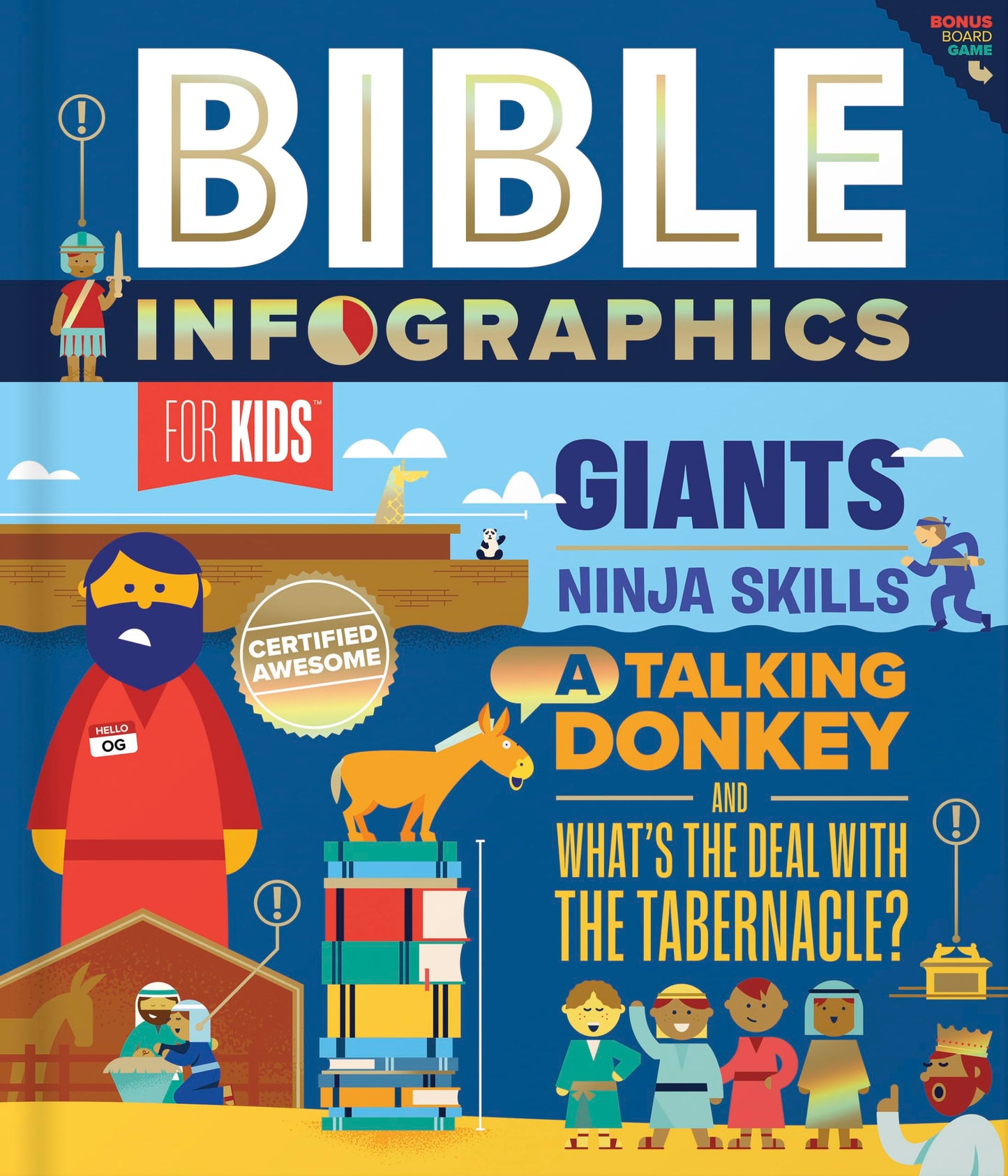 Bible Infographics for Kids: Giants, Ninja Skills, a Talking Donkey, and What's the Deal with the Tabernacle?