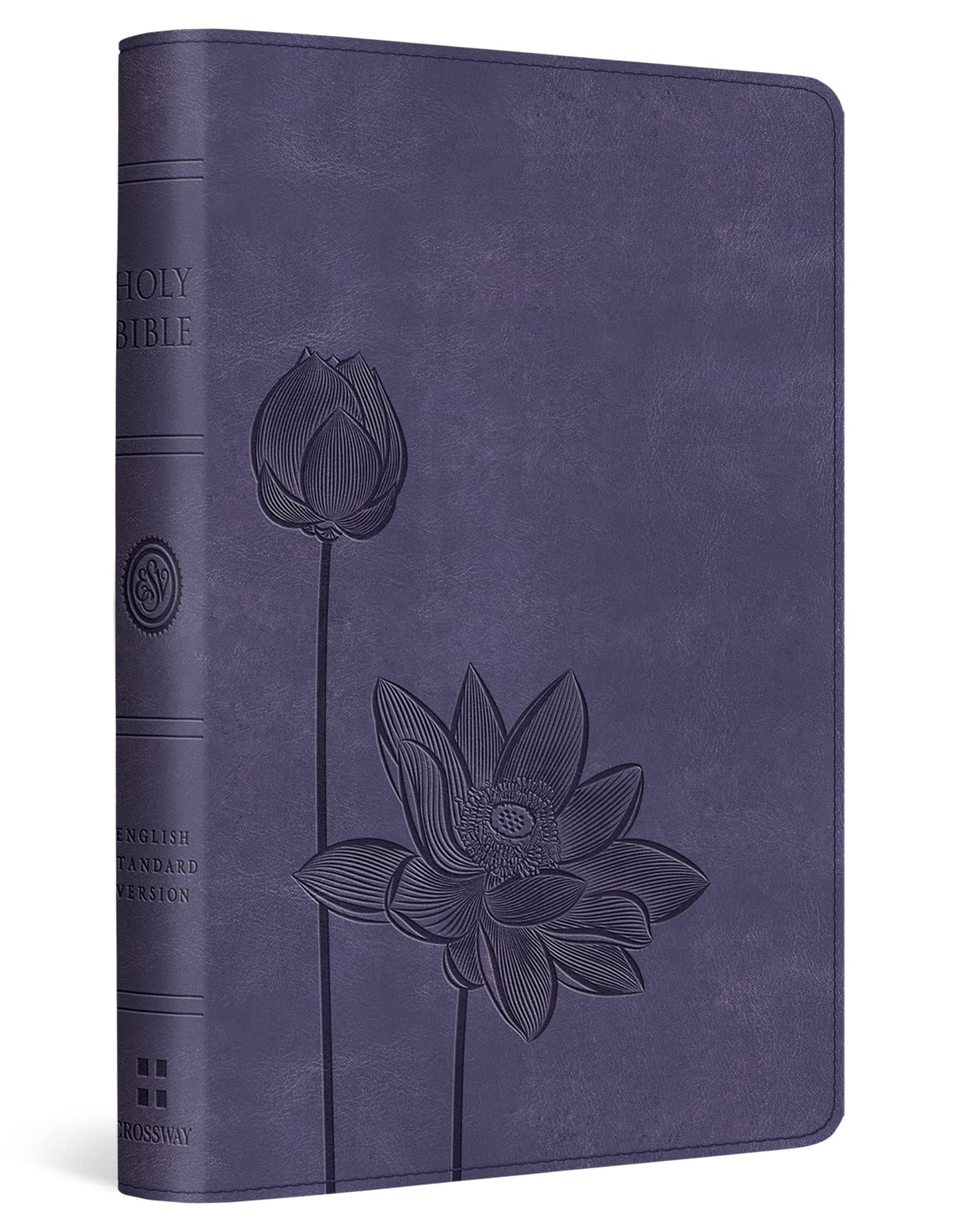 ESV Compact Bible (TruTone, Lavender, Bloom Design) by ESV B