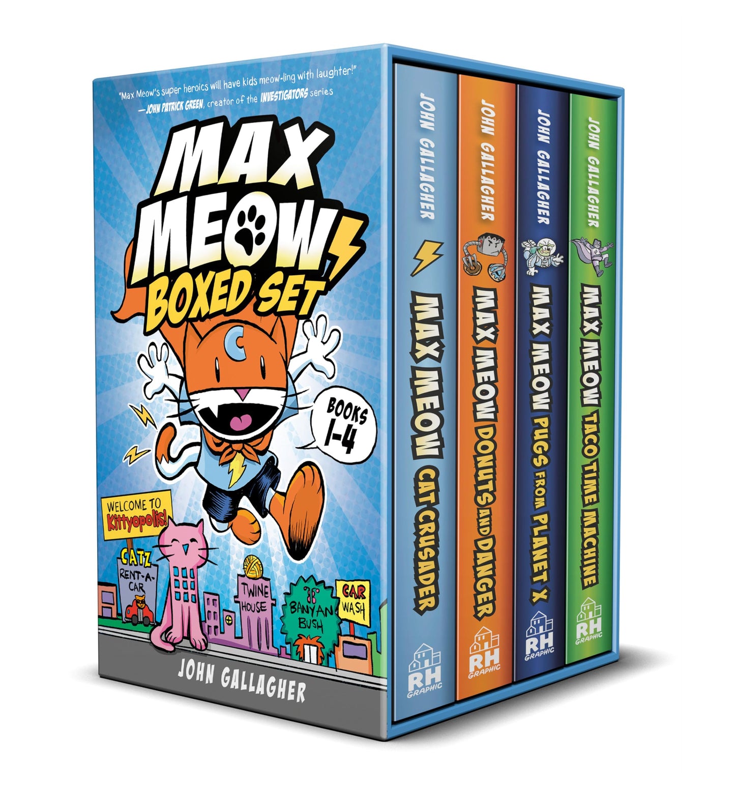 Max Meow Boxed Set: Welcome to Kittyopolis (Books 1-4): (A G