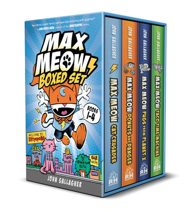 Max Meow Boxed Set: Welcome to Kittyopolis (Books 1-4): (A G