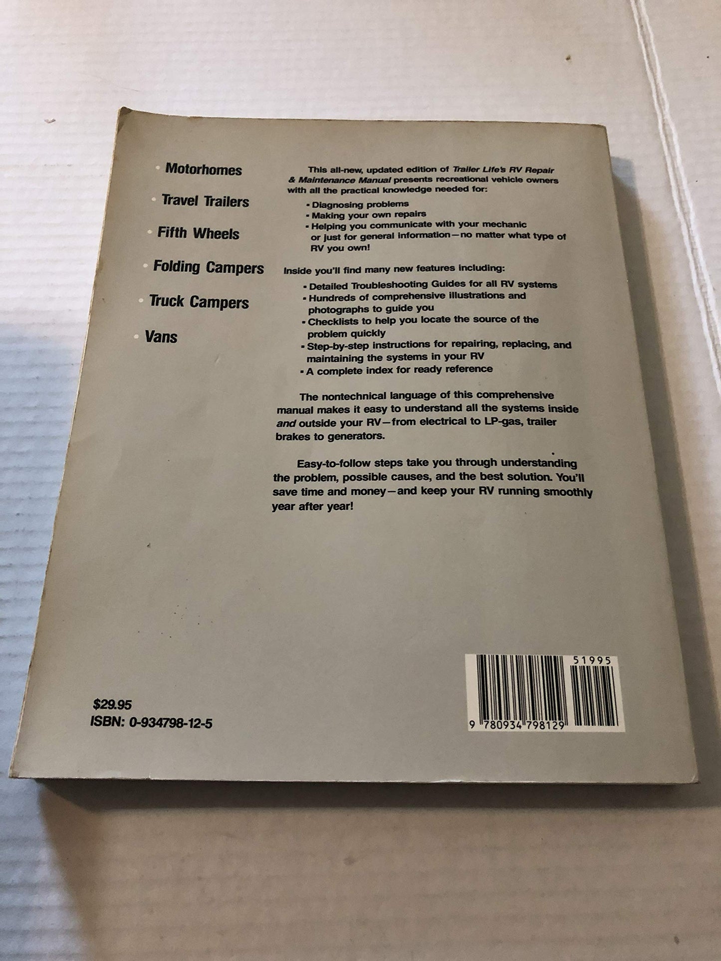 Trailer Life's RV Repair and Maintenance Manual