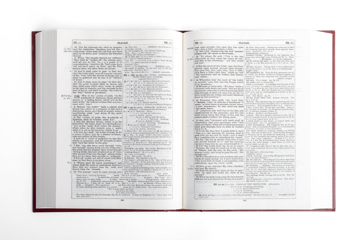 The Companion Bible: Enlarged Type Edition