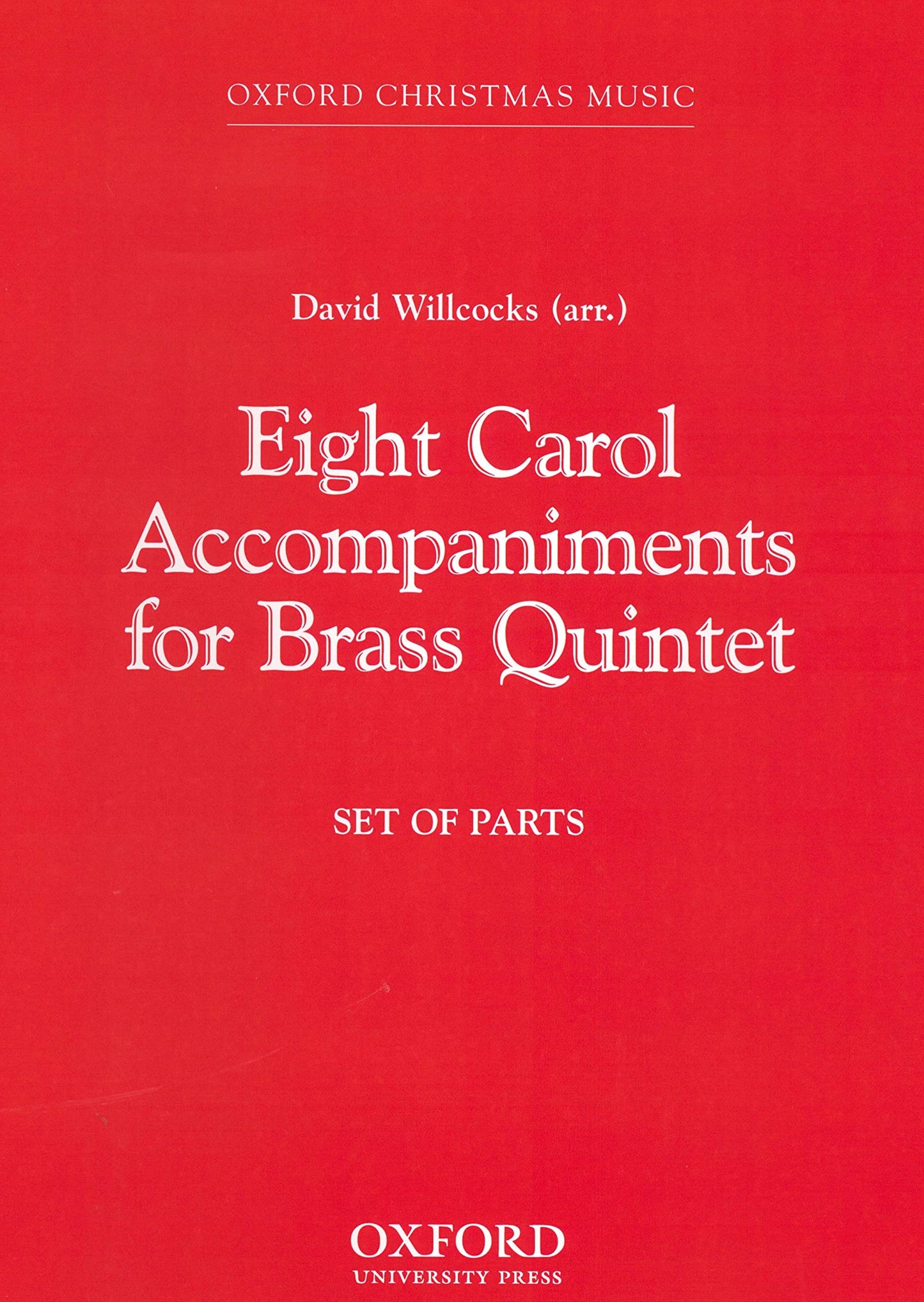 Eight Carol Accompaniments for Brass a 5