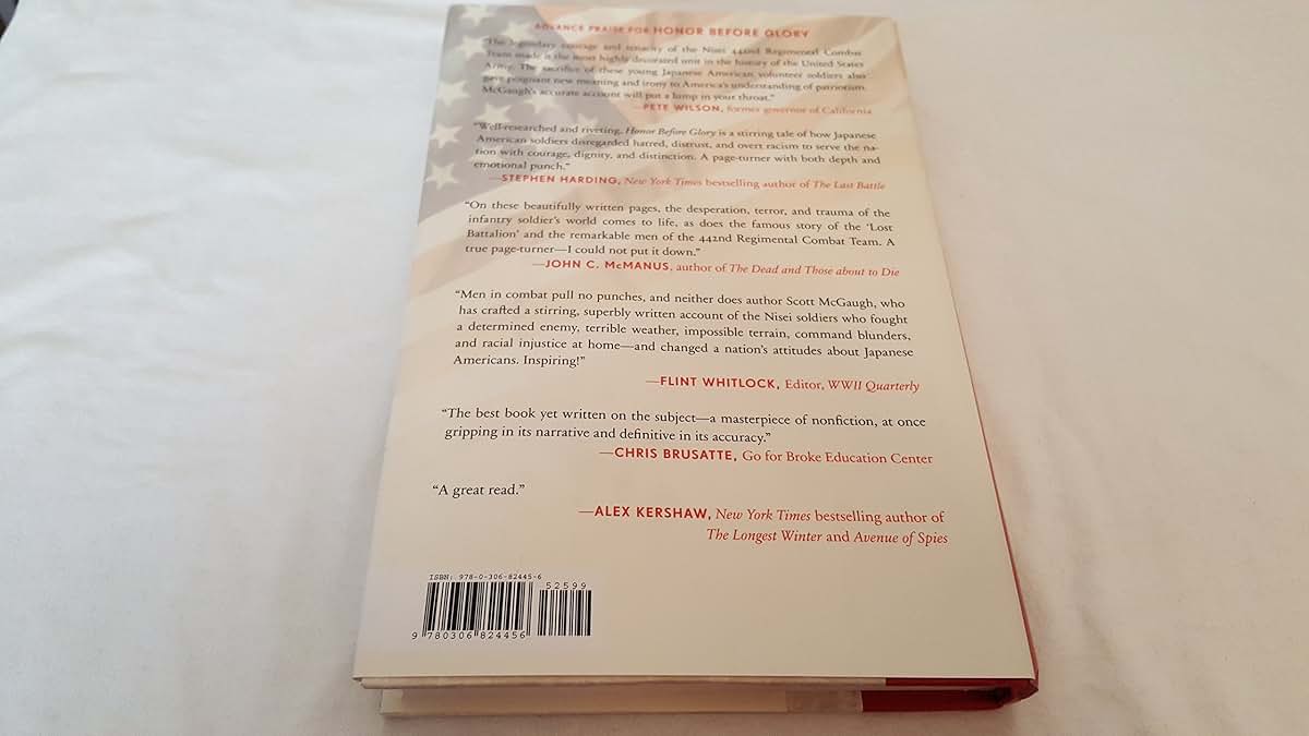 Honor Before Glory: The Epic World War II Story of the Japan