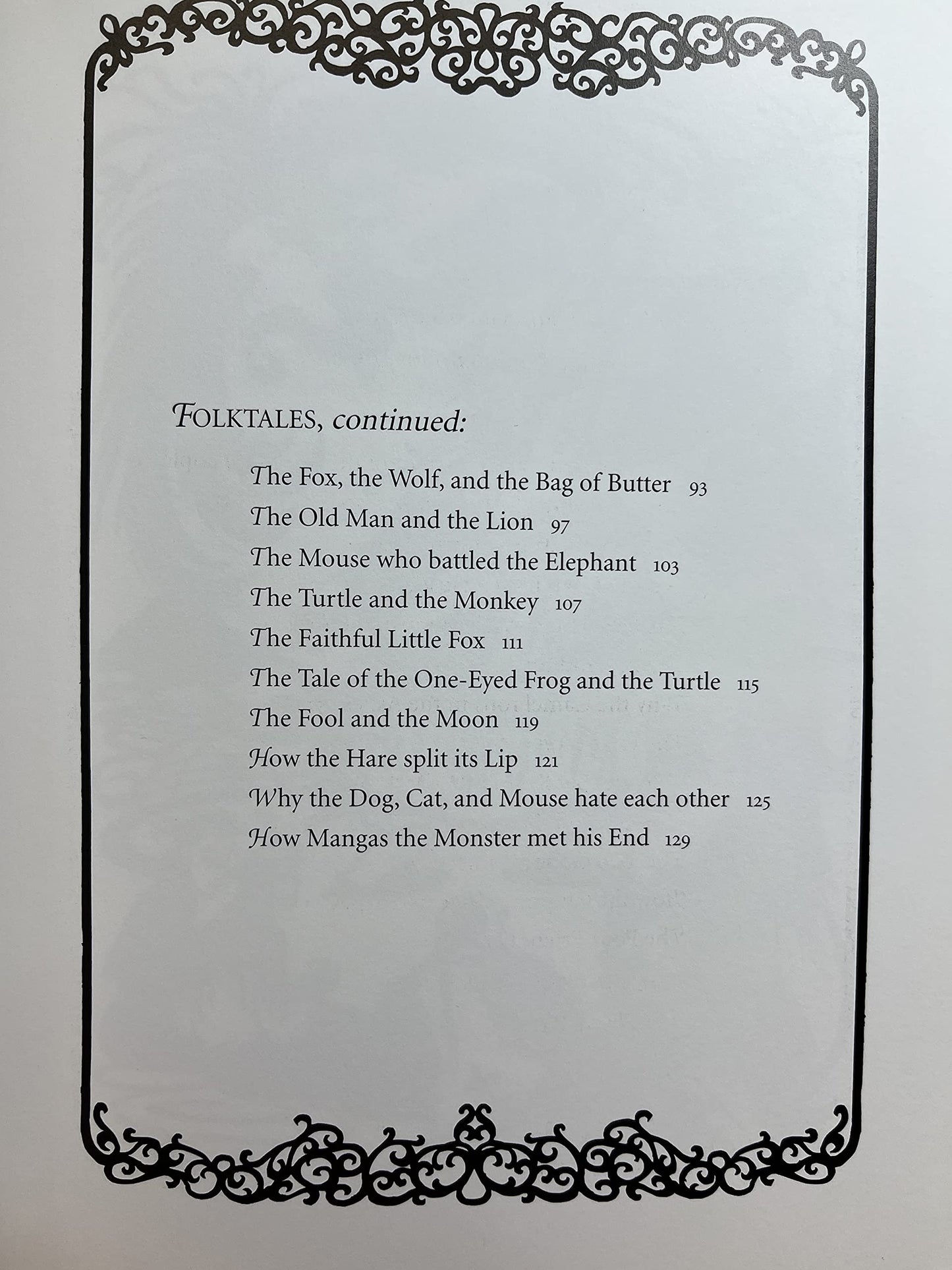 Mongolian Folktales