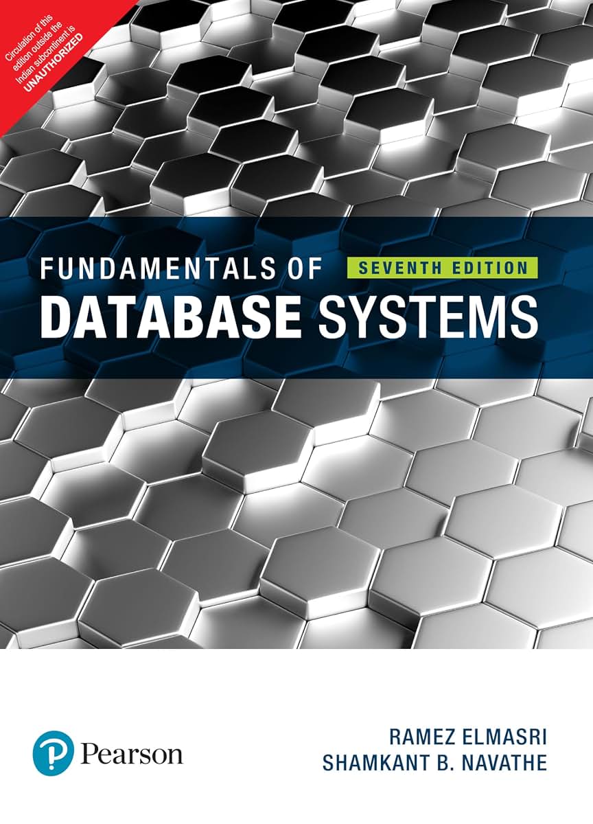 Fundamentals Of Database System, 7Th Edn