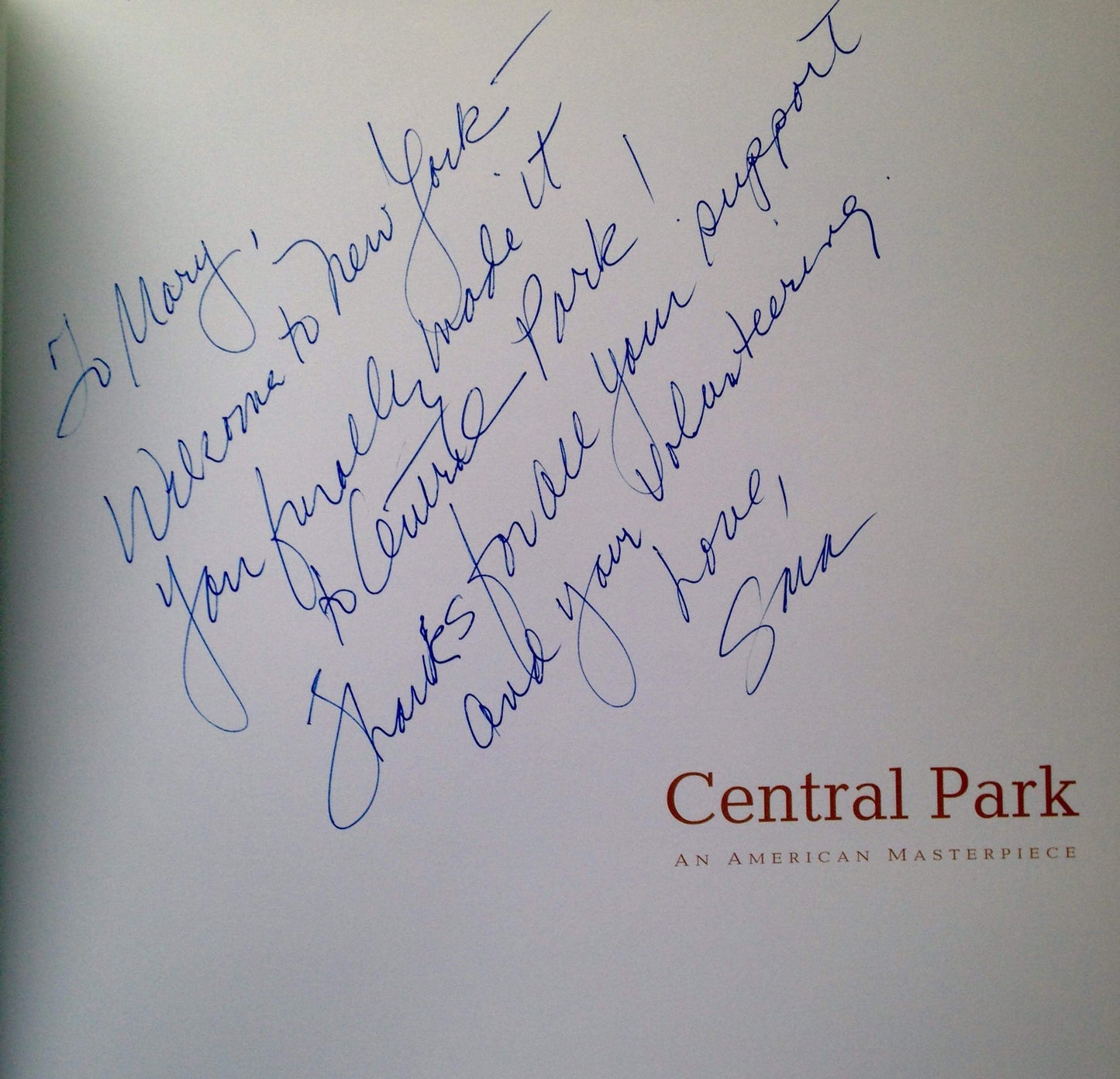 Central Park, An American Masterpiece: A Comprehensive History of the Nation's First Urban Park