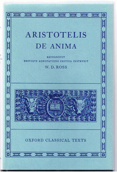De Anima (Oxford Classical Texts) (Ancient Greek Edition)