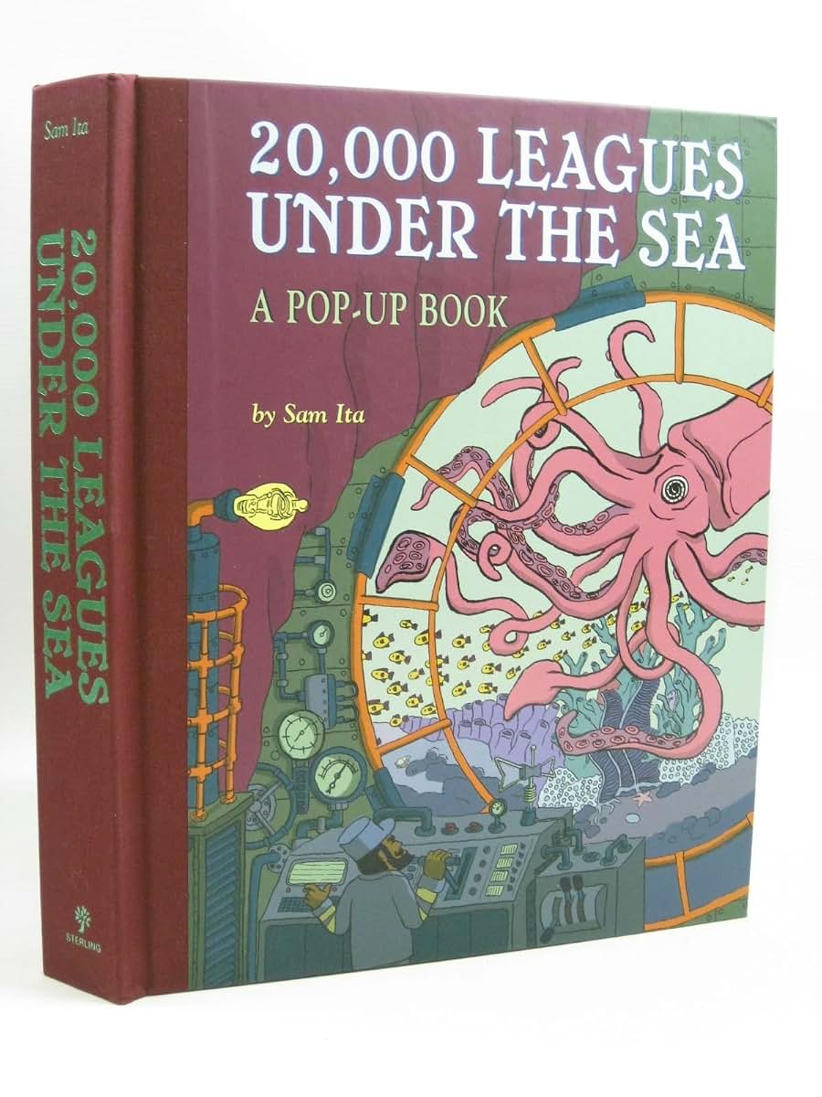 20,000 Leagues Under the Sea: A Pop-Up Book by Miakarts Books