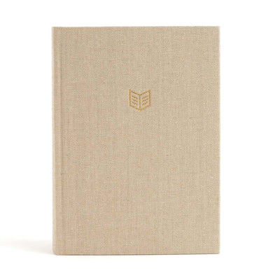 CSB She Reads Truth Bible, Sand Cloth Over Board, Black Letter, Full-Color Design, Wide Margins, Journaling Space, Devotionals, Reading Plans, Single-Column, Easy-to-Read Bible Serif Type